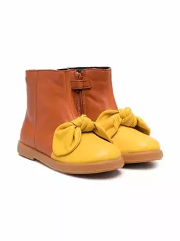Camper ботинки с бантами, оранжевый