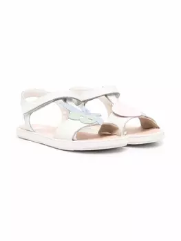 Camper сандалии Twins с нашивкой, белый