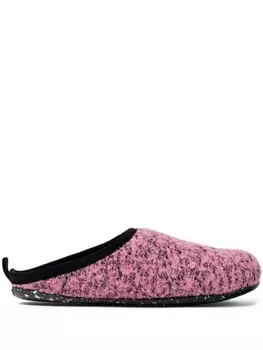 Camper слиперы Wabi из смесовой шерсти, розовый