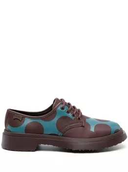 Camper туфли Walden Twins в горох, синий