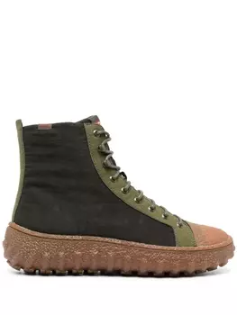 Camper высокие кеды Ground, зеленый