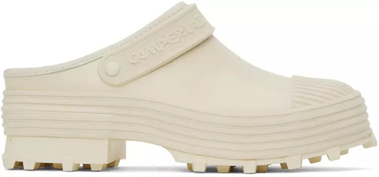 CAMPERLAB Белые сабо Traktori