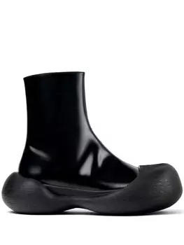 CamperLab ботильоны Caramba из кожи с круглым носком, черный