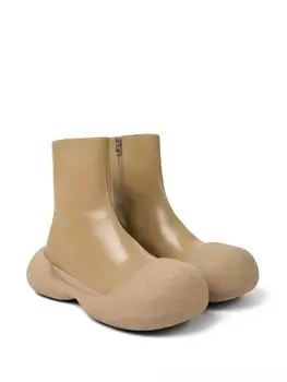 CamperLab ботильоны из кожи Caramba, нейтральный цвет