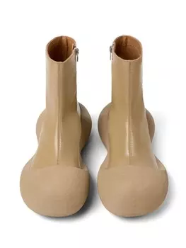 CamperLab ботильоны из кожи Caramba, нейтральный цвет