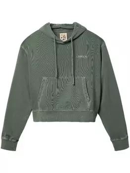 CamperLab худи с вышитым логотипом, зеленый