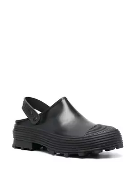 CamperLab лоферы Traktori с открытой пяткой, черный