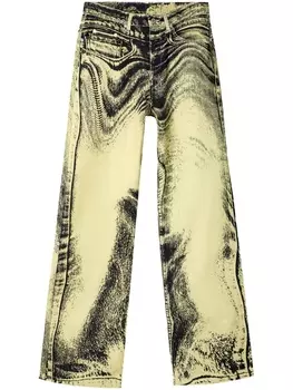 CamperLab широкие джинсы, желтый