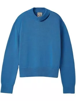 CamperLab свитер с потертостями, синий