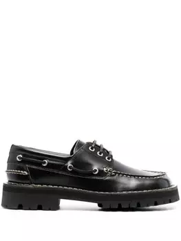 CamperLab туфли дерби с квадратным носком, черный