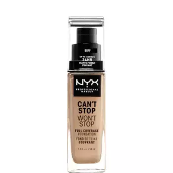 Can’T stop не остановит 24-часовой тональный крем Nyx Professional Makeup, цвет buff