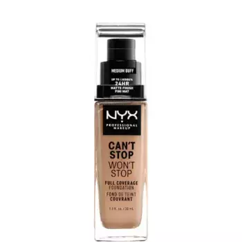 Can’T stop не остановит 24-часовой тональный крем Nyx Professional Makeup, цвет medium buff
