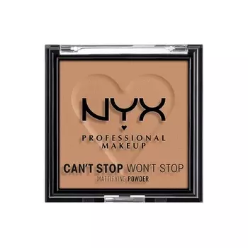 Can'T Stop Won'T Stop Матирующая пудра-карамель 0,21 унции, Nyx Professional Makeup