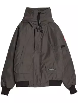 Canada Goose бомбер Chilliwack с капюшоном, серый
