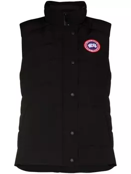 Canada Goose дутый жилет Freestyle с нашивкой-логотипом, черный