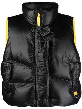 Canada Goose дутый жилет из коллаборации с Pyer Moss, черный