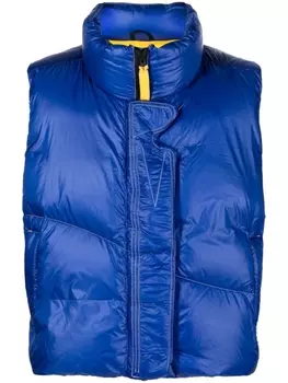 Canada Goose дутый жилет на молнии из коллаборации с Pyer Moss, синий