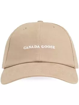 Canada Goose кепка с вышитым логотипом, нейтральный цвет
