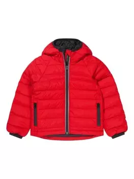 Canada Goose Kids куртка с капюшоном и нашивкой-логотипом, красный