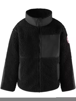 Canada Goose Kids куртка со вставками, черный
