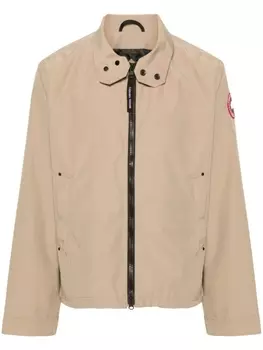 Canada Goose куртка Rosedale с нашивкой-логотипом, нейтральный цвет