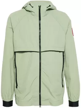 Canada Goose непромокаемая куртка с нашивкой-логотипом, зеленый