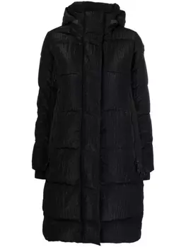 Canada Goose пальто Byward с нашивкой-логотипом, черный
