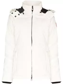 Canada Goose парка Chelsea с капюшоном, белый