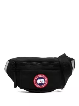Canada Goose поясная сумка с логотипом, черный