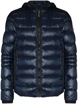 Canada Goose пуховик Crofton, синий