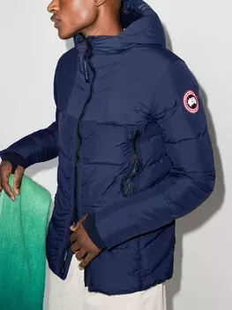 Canada Goose пуховик на молнии, синий