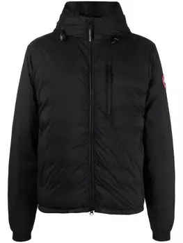 Canada Goose пуховик с капюшоном, черный