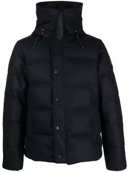 Canada Goose пуховик с капюшоном, синий