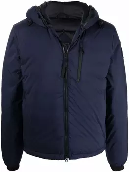 Canada Goose пуховик с капюшоном, синий