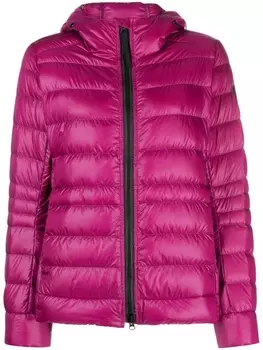 Canada Goose пуховик с логотипом, фиолетовый