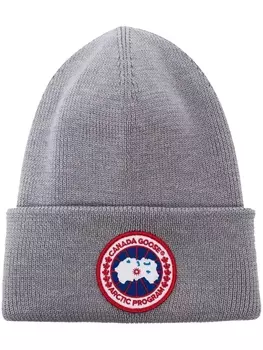 Canada Goose шапка бини Arctic Disc в рубчик, серый