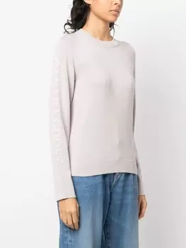 Canada Goose шерстяной джемпер с логотипом, розовый