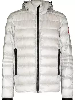 Canada Goose стеганый пуховик, серебристый
