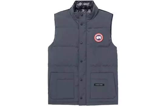 Canada Goose Жилет Freestyle Series Down унисекс, цвет титан/морской синий/темно-синий многоцветный