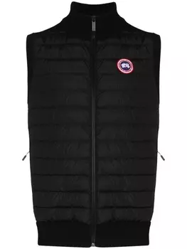 Canada Goose жилет Hybridge с высоким воротником, черный