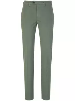 Canali брюки чинос со складками, зеленый