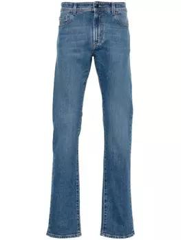 Canali джинсы с пятью карманами, синий