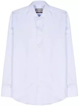 Canali фактурная рубашка, синий