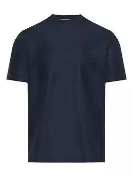 Canali футболка с круглым вырезом, синий
