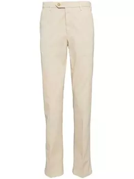 Canali габардиновые брюки чинос, серый
