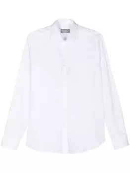 Canali хлопковая рубашка, белый