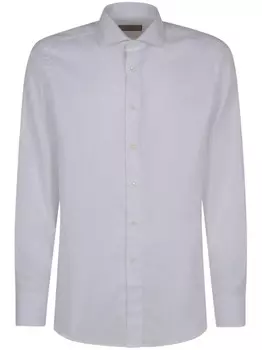 Canali хлопковая рубашка, белый