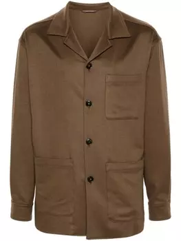 Canali кашемировый пиджак, коричневый