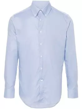 Canali клетчатая рубашка, синий
