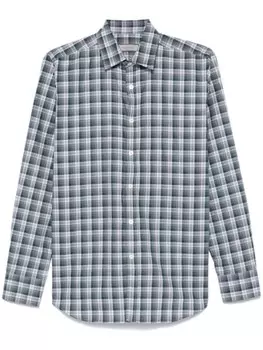 Canali клетчатая рубашка, зеленый